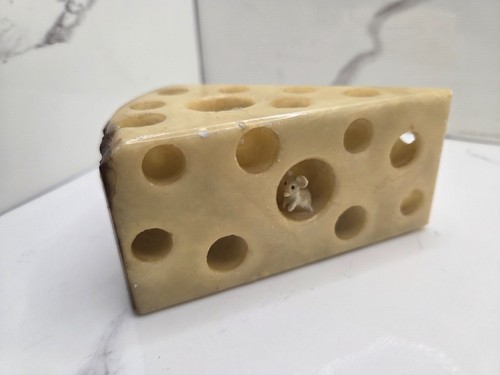 Vintage alabaster stone - 4”,
