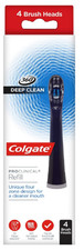 Colgate Omron Toothbrush Heads Proclinical 360 Deep Clean Black