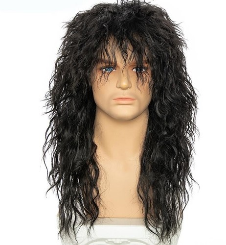 Men long curly synthetic - curly,
