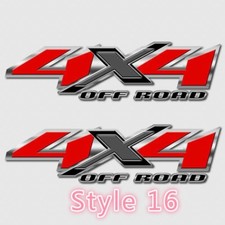 2Pcs 4x4 Off Road Decals Truck Side Decals Vinyl Graphics Fit for Most Car Trunk