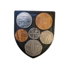 Royal Shield British Coin Display Holder Numismatic Set UK Coins Collectors Gift