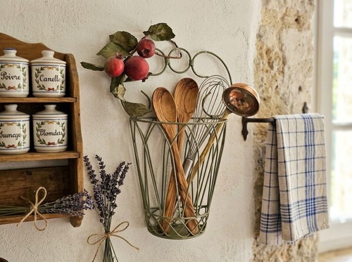 Wire wall basket - wire,