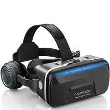 VR Headset for Phone, Virtual Reality Headsets with HD 110°FOV Anti-Blue Light