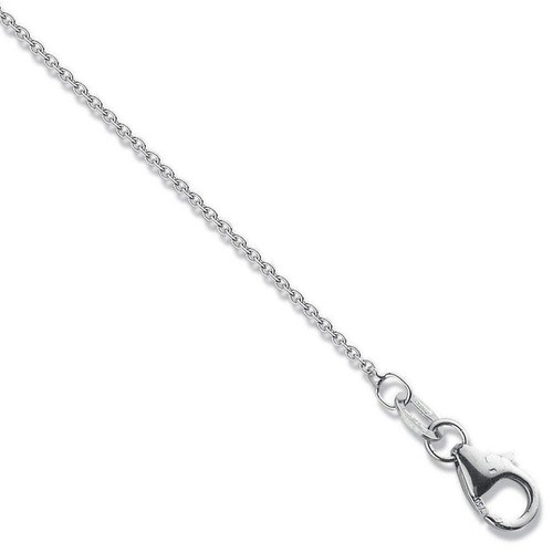 18ct white gold 1mm rolo - 18ct,