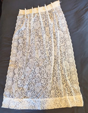Vintage Lace Curtains 2 Panels
