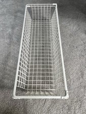 IKEA KOMPLEMENT Mesh Basket x 2, White. Fits 100x35 cm, PAX Wardrobe System.