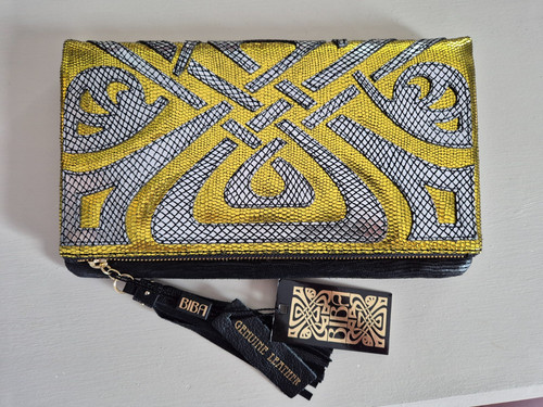 Biba leather statement clutch - biba,