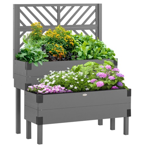 Raised garden bed - garden,