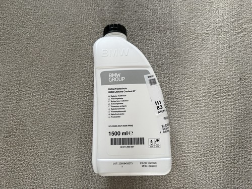 Bmw coolant antifreeze genuine - antifreeze,
