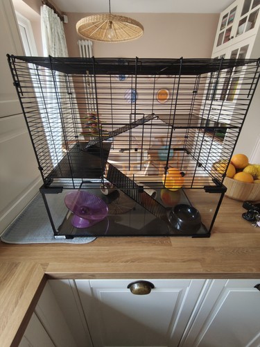 Pawhut tiers hamster - 3, cage