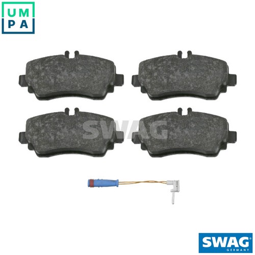 Brake pad set - pad, 10