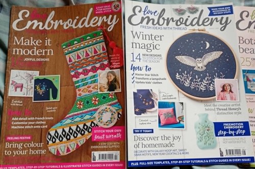 Love embroidery magazine issue - love,