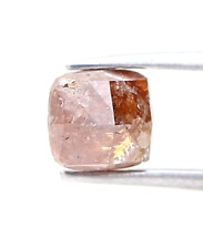 rustic diamond natural diamond 0.87tcw brown sparkling cushion brilliantcut
