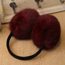 Ladies Fluffy Ear Muffs Faux