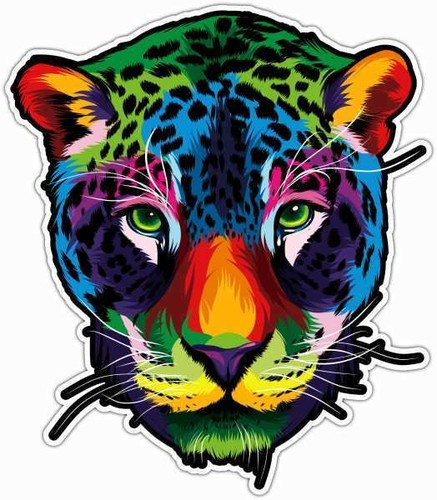 Abstract jaguar cat wildlife - cat,