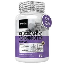 Glucosamine for Dogs and Cats With Chondroitin 180 Capsules Hip Joint Supplement