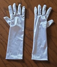 Young Girl's White Satin