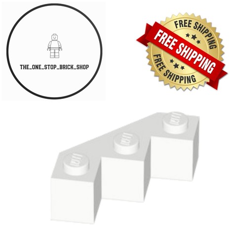 Lego white brick modified - white,