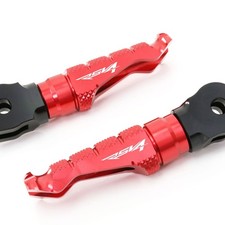 For Aprilia RSV4 1000 R Factory 09-17 CNC R-FIGHT Rider Front Foot Pegs Red