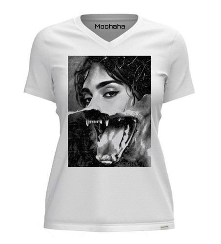 Half wolf dark art shirt - half,