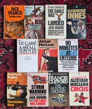 11 x vintage 60s/70s thriller