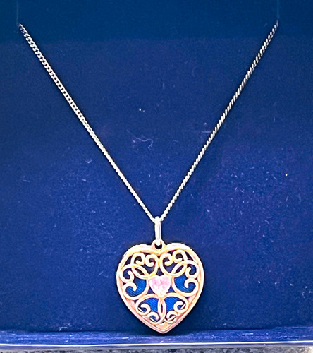 Sterling silver with - rose, gold