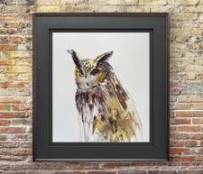 Owl Painting Original