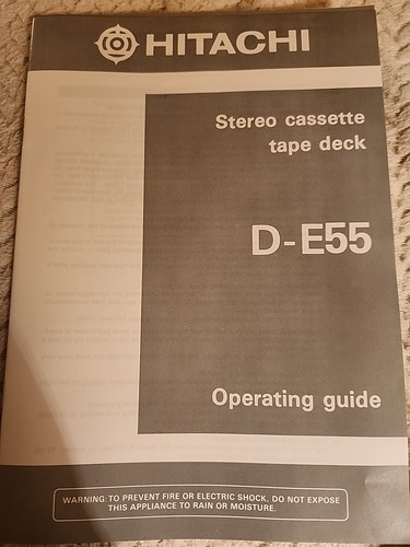 Hitachi e55 stereo cassette - d-e55,