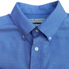 R M Williams Shirt Blue Twill