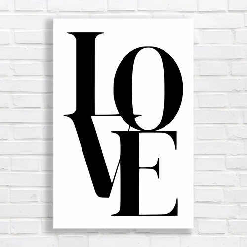 Modern minimalist love canvas - minimalist,