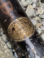 Antique Metal Snooker / Billiard Cue Case Geo. Wright & Co London