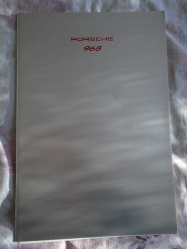 Porsche 968 brochure - 1992, usa