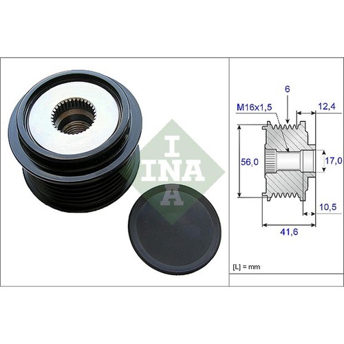 New alternator pulley - new,