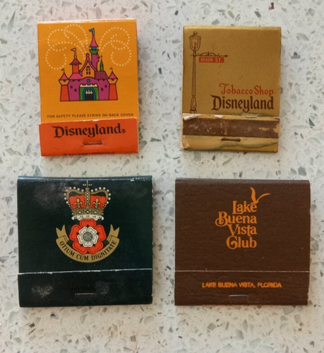 Matchbooks disney theme parks - disney,