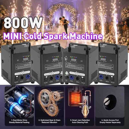 4pcs 800w cold spark - spark, machine