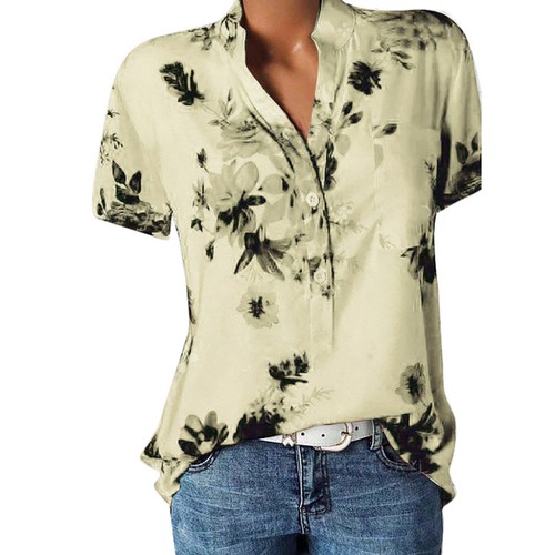 Womens ladies shirts short - womens,