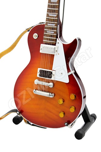 Miniature guitar jimmy page - guitar,