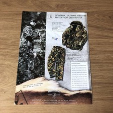 GUNS78 MAGAZINE ADVERT 12X9 DEERHUNTER MONTANA JACKET & TROUSERS