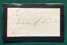 Antique Royal Signed Mourning