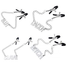 Unisex Breast Clips Chain with