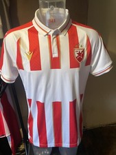 Red Star Belgrade Crvena Zvezda Men’s Macron Large Home Football Shirt 2022 2023