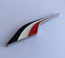Chrome France Tricolore Flag Rear Badge for Citroen C1 C3 C4 Aircross Picasso C5