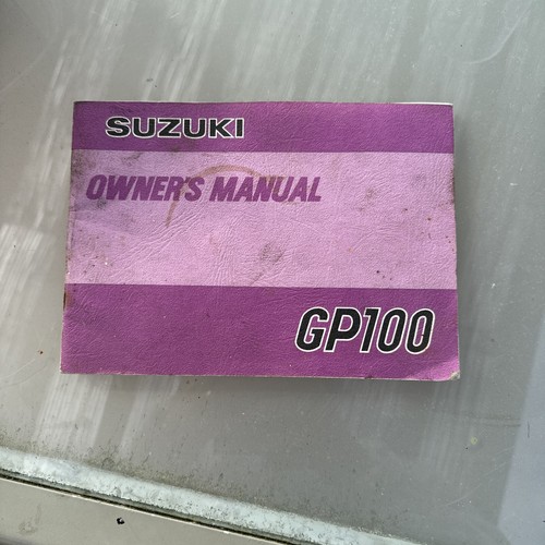 Suzuki 1977 gp100 owners - gp100,