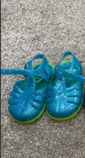 Light blue jelly shoes infant size 3