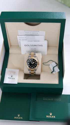 Rolex explorer 124273 18k gold - explorer,