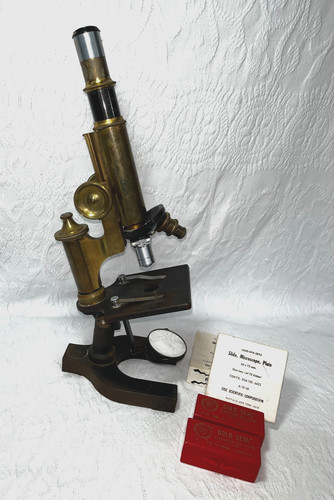 Antique bausch lomb brass - bausch,