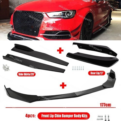 Side skirt rear lip - side, lip+front