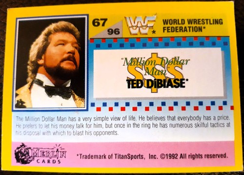 Wwf summer slam 1992 cards - 1992,