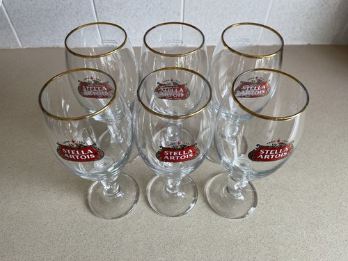 Stella artois pint - glass, used