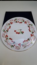 Royal Worcester STRAWBERRIES Cake Plate for Cake, Cheese etc Large 11” inches